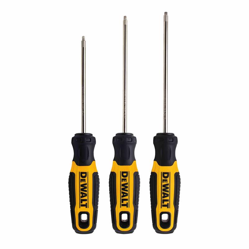 Square shop screwdriver set